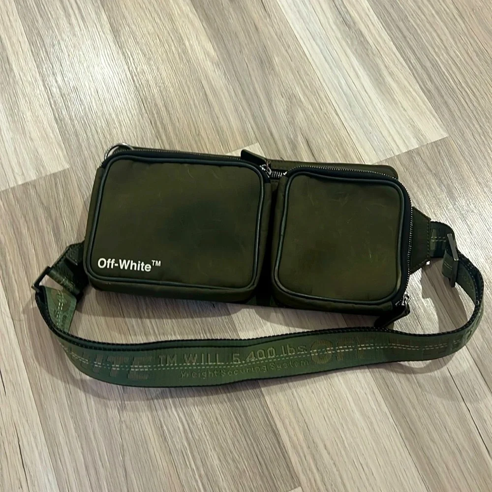 Rare Off-White multi compartment crossbody bag